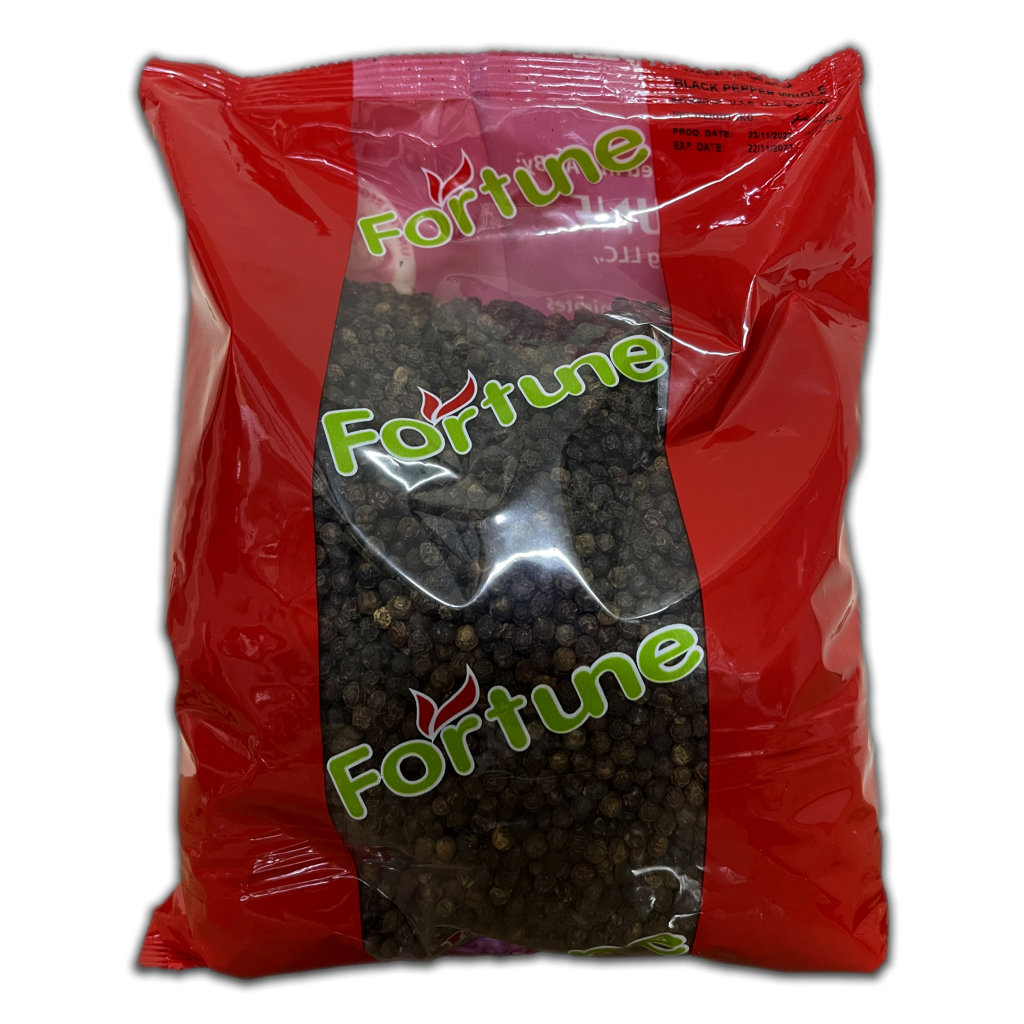 Fortune Whole Black Pepper 1kg YallaBazzar